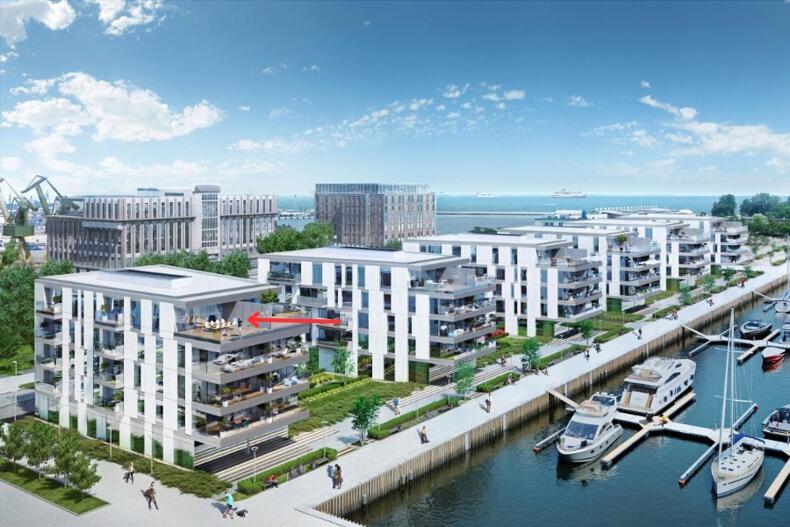 Apartament Faltom 26 Yacht Park Z Tarasem Gdynia Exterior photo